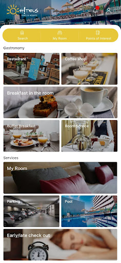 Android application OHTELS screenshort
