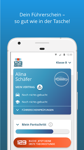 Android application My 123fahrschule screenshort