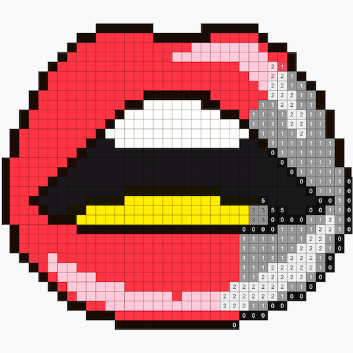 Beauty Pixel Art Coloring Book  Icon