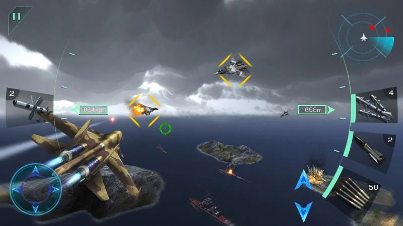 Sky Fighters 3D v2.2 MOD APK (Money, Diamond)