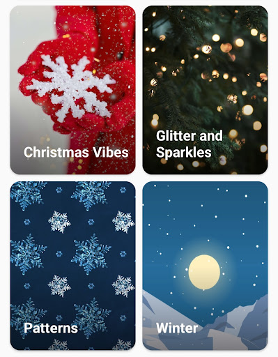 Screenshot of Christmas wallpaper 2024