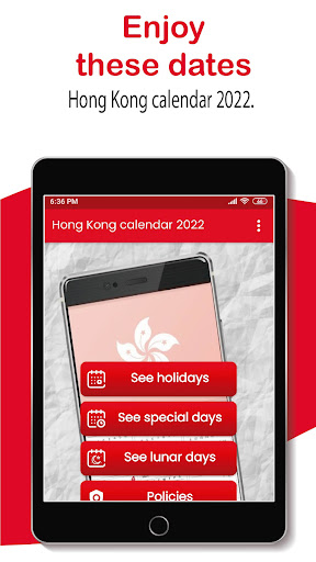 Hong Kong calendar 2022