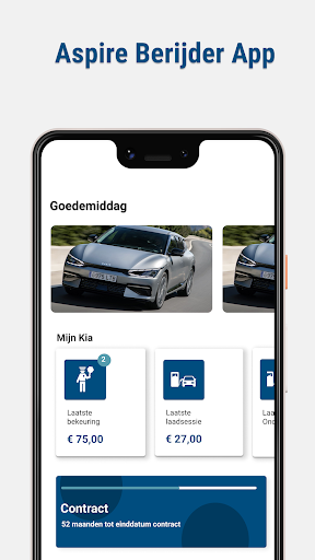 Aspire Berijder App Screen 2