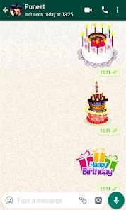 WASticker happy birthday to – Applications sur Google Play