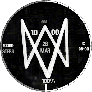Captura 3 Watch Dogs (Hacker) Watchface android