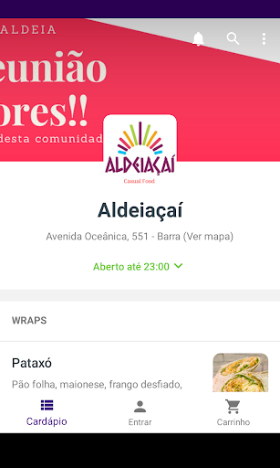 Android application Aldeiaçaí screenshort