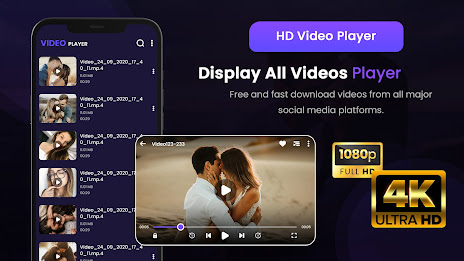 HD VIDEO PLAYER : 4K Video poster 1