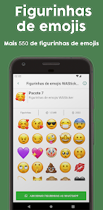 Captura de Pantalla 7 Figurinhas de emojis WASticker android