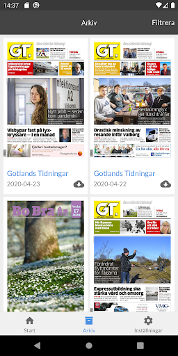 E-tidning GT Screen 2