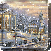 Hand Painted Christmas Snow live wallpaper