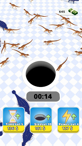Android application Dinosaur War Hole screenshort