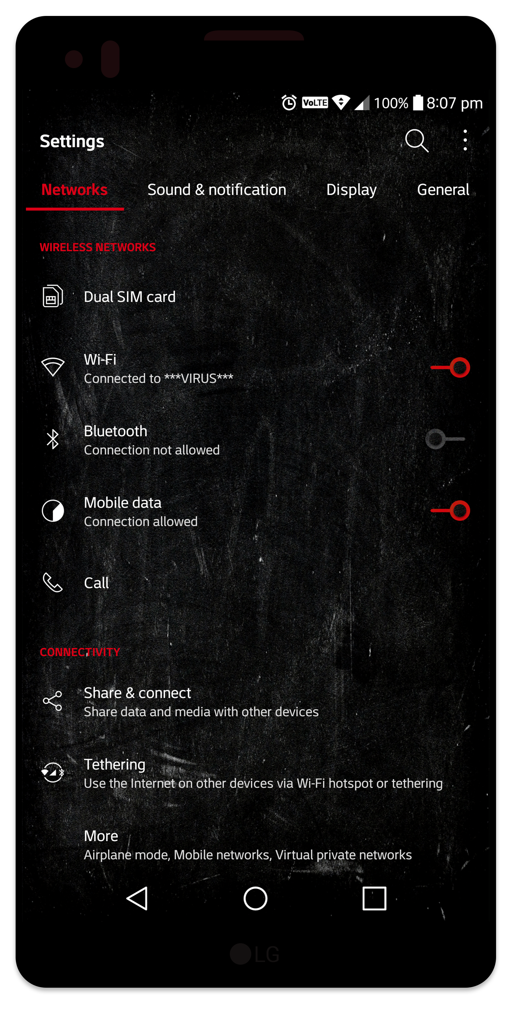 Android application Dare Ui Theme for LG V20 screenshort