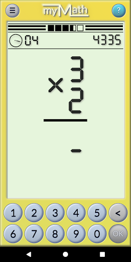 MyMath - Multiplication tables Screen 2