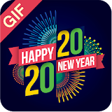 Happy New Year GIF 2020 icon