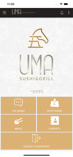 Android application UMAsushigrill screenshort
