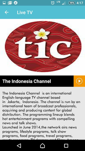 TV Indonesia- Internasional Ch