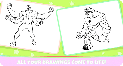 Ben Tennyson 10 coloring