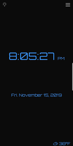 Android application Large Digital Clock screenshort