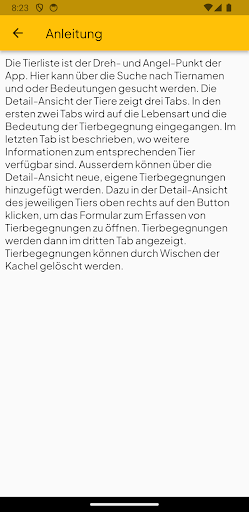 Tierbegegnungen deuten Screen 2