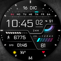 MD285 Digital watch face