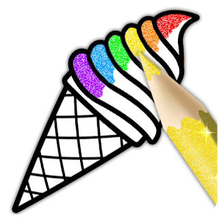 Glitter Ice Cream Coloring apk