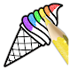 Glitter Ice Cream Coloring - Androidアプリ