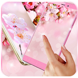 Sunlit Pink Flower Livewallpaper icon