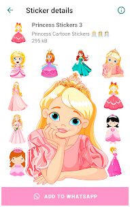 Princess Stickers for WhatsApp