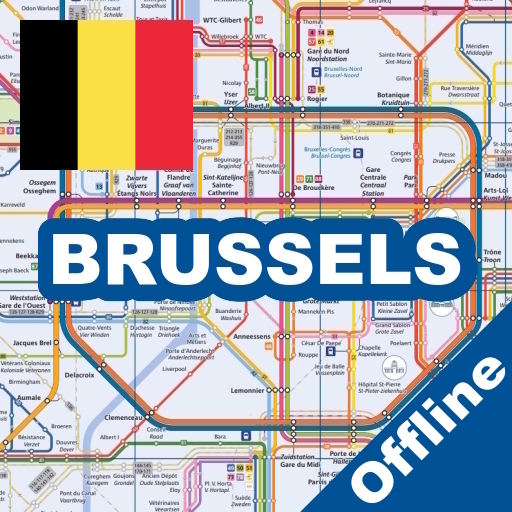 BRUSSELS METRO TRAM BUS GUIDE logo