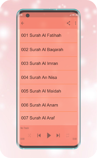 Android application Murottal Al-Qur’an Abdul Qodir screenshort