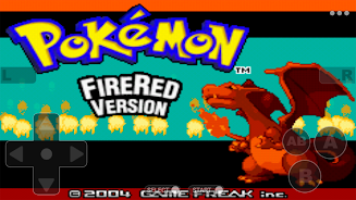 Pokemoon fire red version - Free GBA Classic Game Screenshot