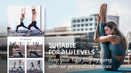 screenshot of Yoga Workout by Sunsa. Yoga wo