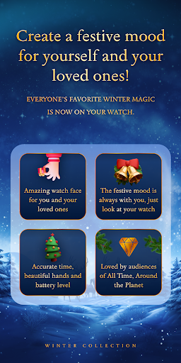 Winter Watch Face Green screenshot 6