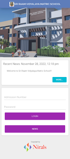 Android application SRV Matric Hr Sec School screenshort