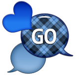GO SMS - Dazzling Hearts 3 icon