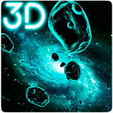 Gyro Space Particles 3D Live Wallpaper icon
