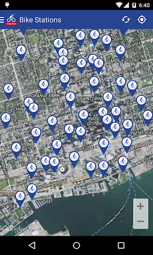 Android application Bike Share Finder - Toronto screenshort