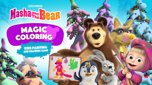 Masha and the Bear Coloring 3D