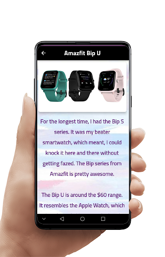 Amazfit smart watches