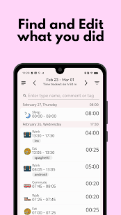 aTimeLogger Pro Screenshot
