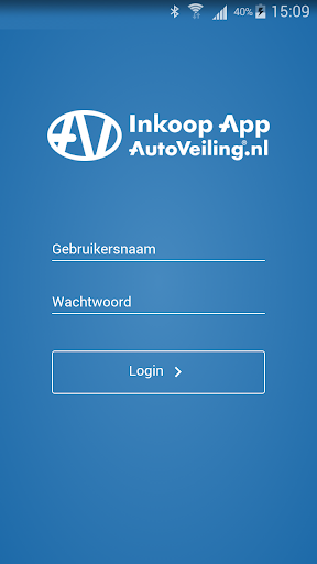 Android application Inkoop App Autoveiling.nl screenshort