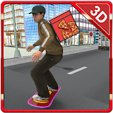 Hoverboard Pizza Delivery icon