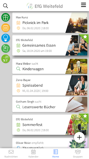 Android application EfG Weitefeld screenshort