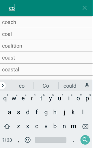Android application English to Manipuri Dictionary screenshort