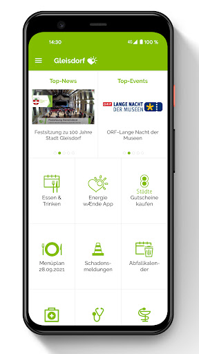 Android application Gleisdorf screenshort