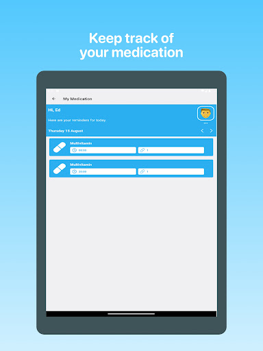Tablets App Reminder Alarm