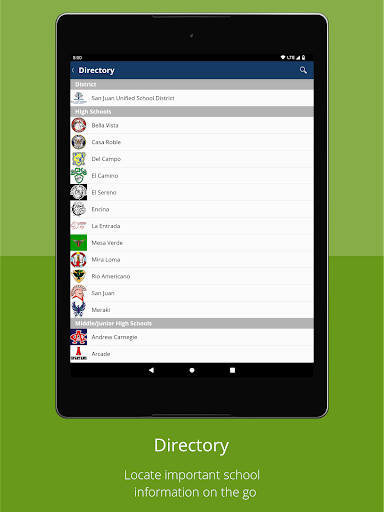 San Juan Unified School Dist. Screen 2