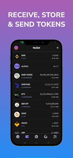 WalletSwap: Crypto Wallet Screen 3