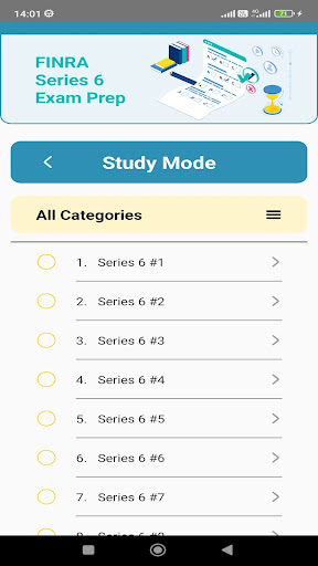 FINRA Series 6 Exam Prep Screen 2