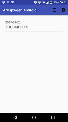 Android application Arris POTD generator screenshort